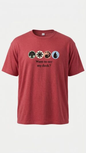 MTG Shirt Red Medium (Test Item, prewashed no tags Clearance priced)