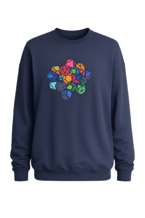 Lots of Dice Navy Blue Sweatshirt 2XL (50-52)