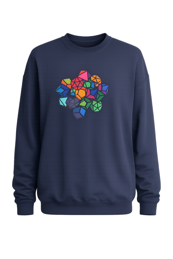 Lots of Dice Navy Blue Sweatshirt 2XL (50-52)