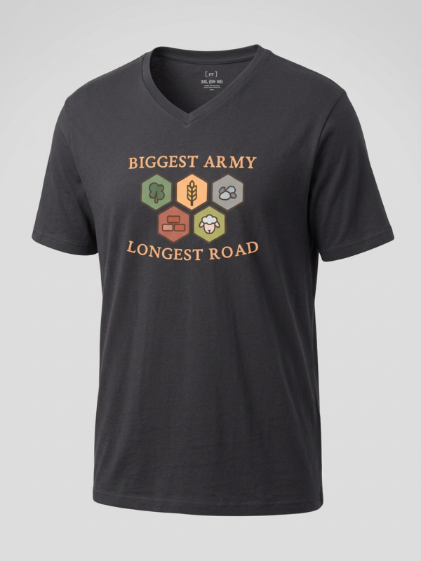 Catan V-neck Black - 3XL (54-56)