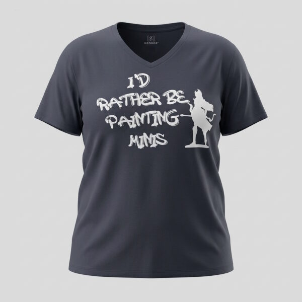 Rather be Panting Minis Navy Blue V-Neck XL (46-48)