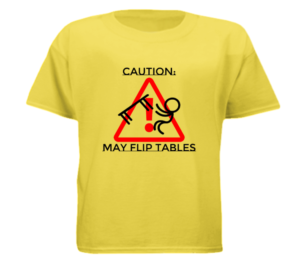 Flip Tables Child Yellow Medium(8)