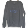 Flip Table "Judge!" Letters in Blue Sweatshirt Size Large (42-44)