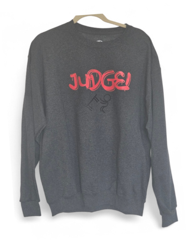 Flip Table "Judge!" Letters in Red Size Large (42-44)