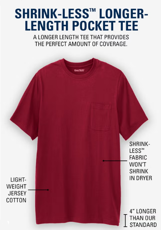 Blue Dice Mens Big and Tall 3XL TALL