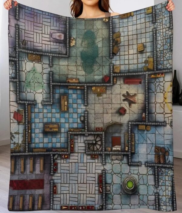 Lap blanket- D&D Map