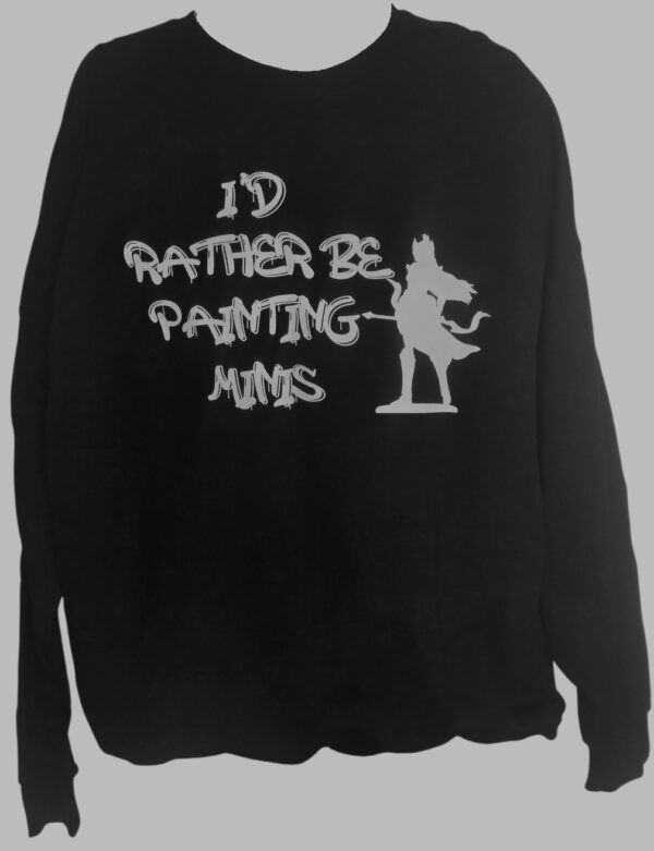 Painting Minis Black Sweatshirt 4XL(58-60)