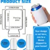 White Neoprene Can Coolers
