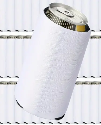 White Neoprene Can Coolers